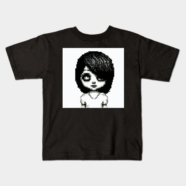 Emo girl Kids T-Shirt by Donkeh23